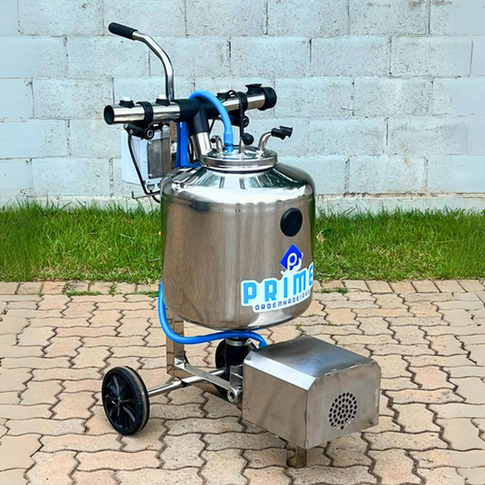 Transferidor De Leite Automático Inox 40 L Para 4 Conjuntos