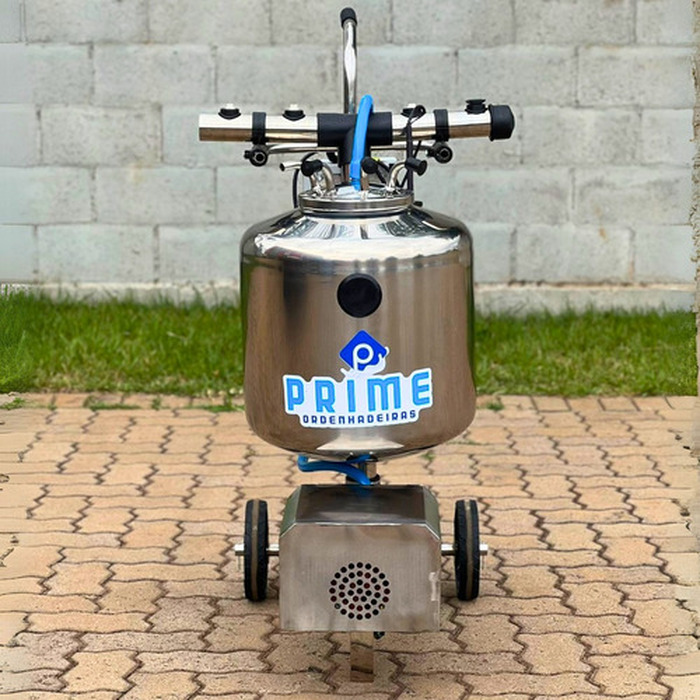 Transferidor De Leite Automático Inox 40 L Para 4 Conjuntos