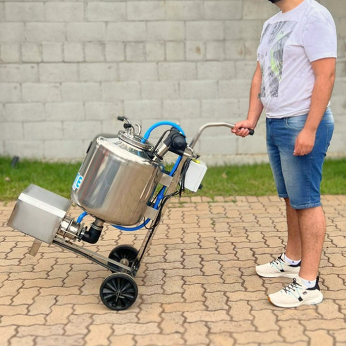 Transferidor De Leite Automático Inox 40 L Para 4 Conjuntos