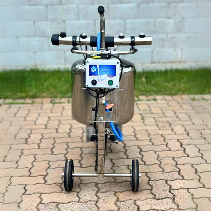 Transferidor De Leite Automático Inox 40 L Para 4 Conjuntos