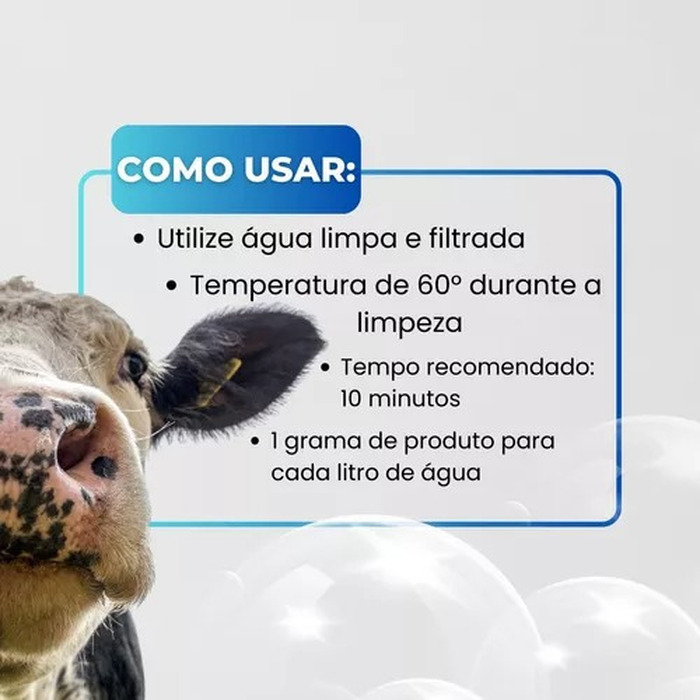 Detergente Concentrado P/ Limpeza De Ordenhadeira Canalizada