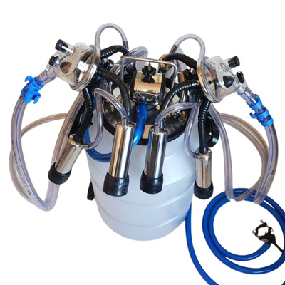 Conjunto De Ordenha Duplo Completo P/ 2 Vacas Ao Mesmo Tempo