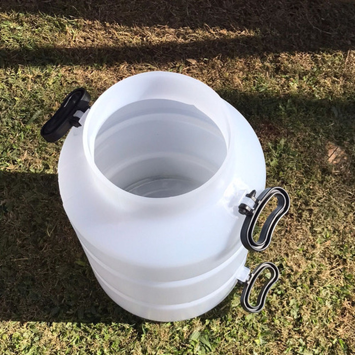 Balde Para Ordenhadeira Em Plástico 40 Litros com 3 alças