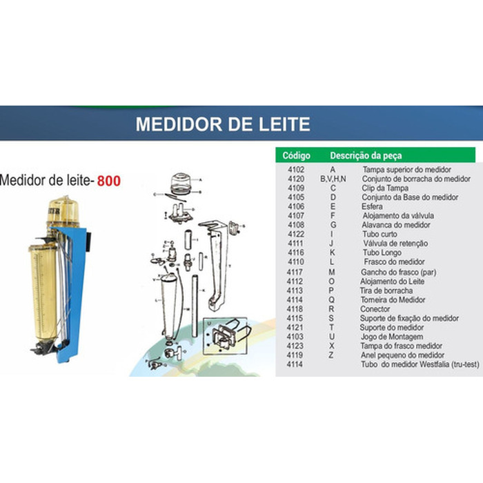 Esfera Em Inox 3/4 Do Medidor Milk Meter (e)