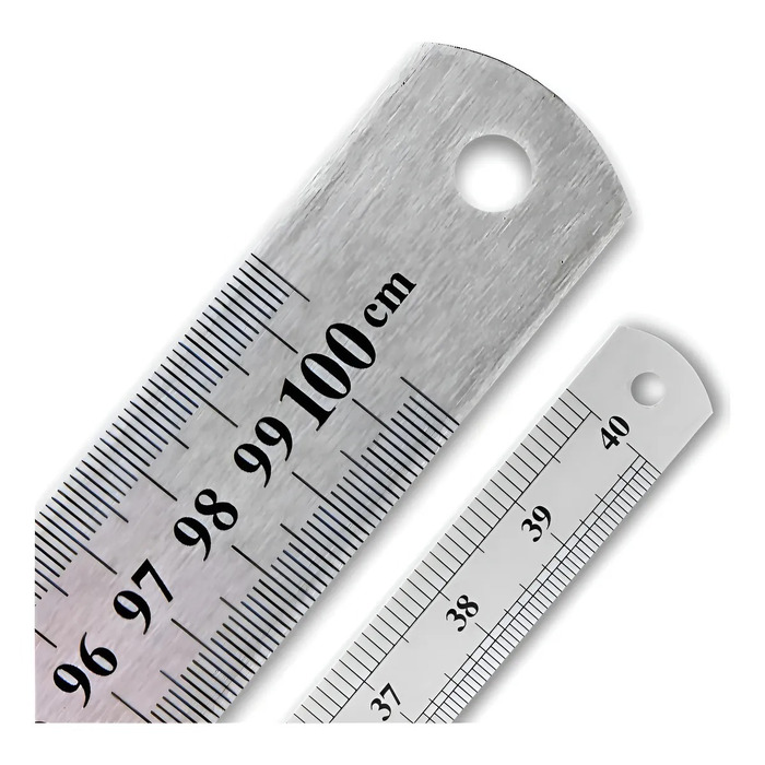 RÉGUA PARA RESFRIADOR INOX DE 1 METRO