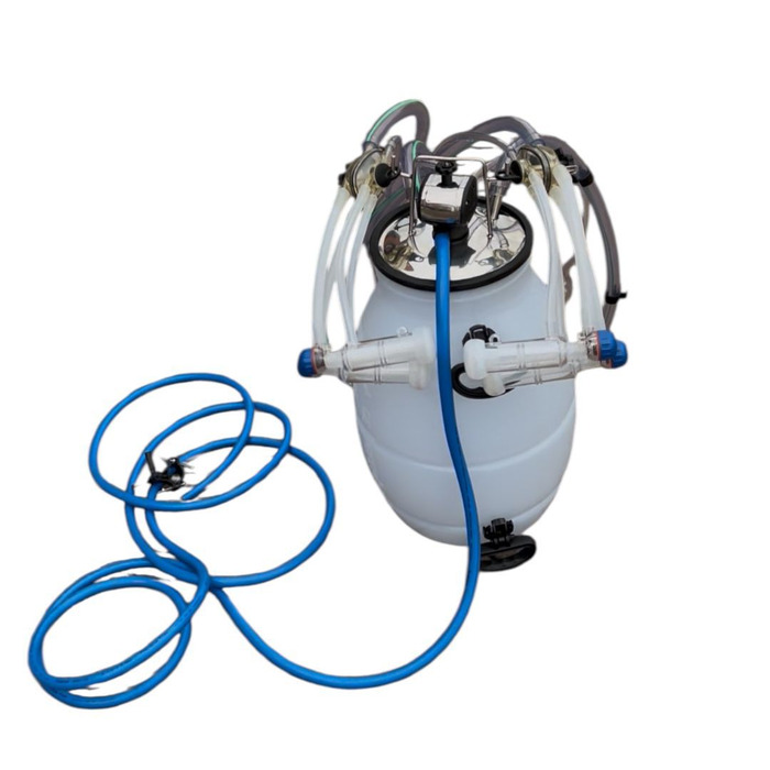 CONJ DUPLO DE ORDENHA CABRA COM 1 TARRO