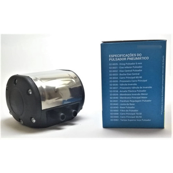 Pulsador Ordenha Gmz Com Adaptador E Abraçadeira Na Linha